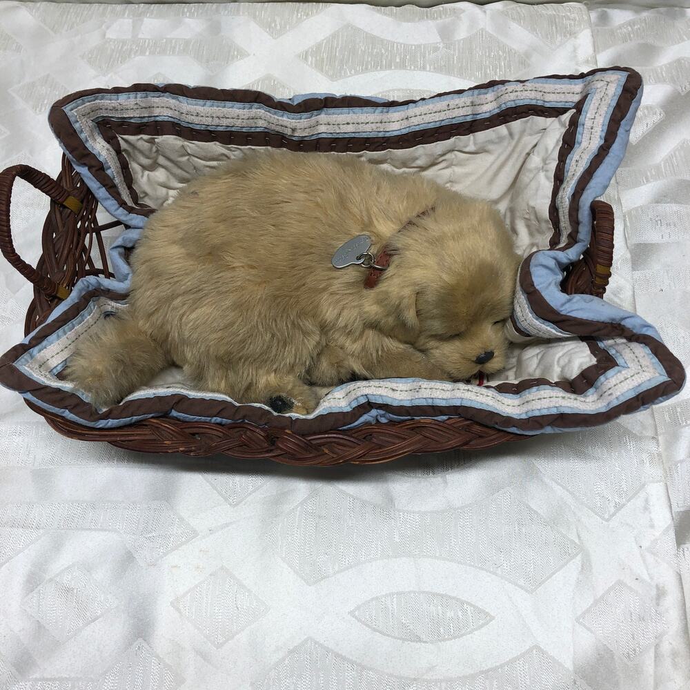 Sleeping Puppy Stuffed Toy From Perfect Pets